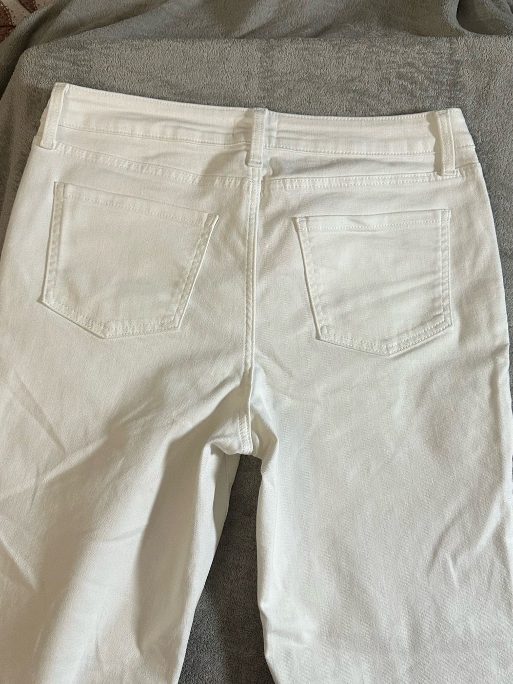 Maurices High-Rise White Slim Jeans